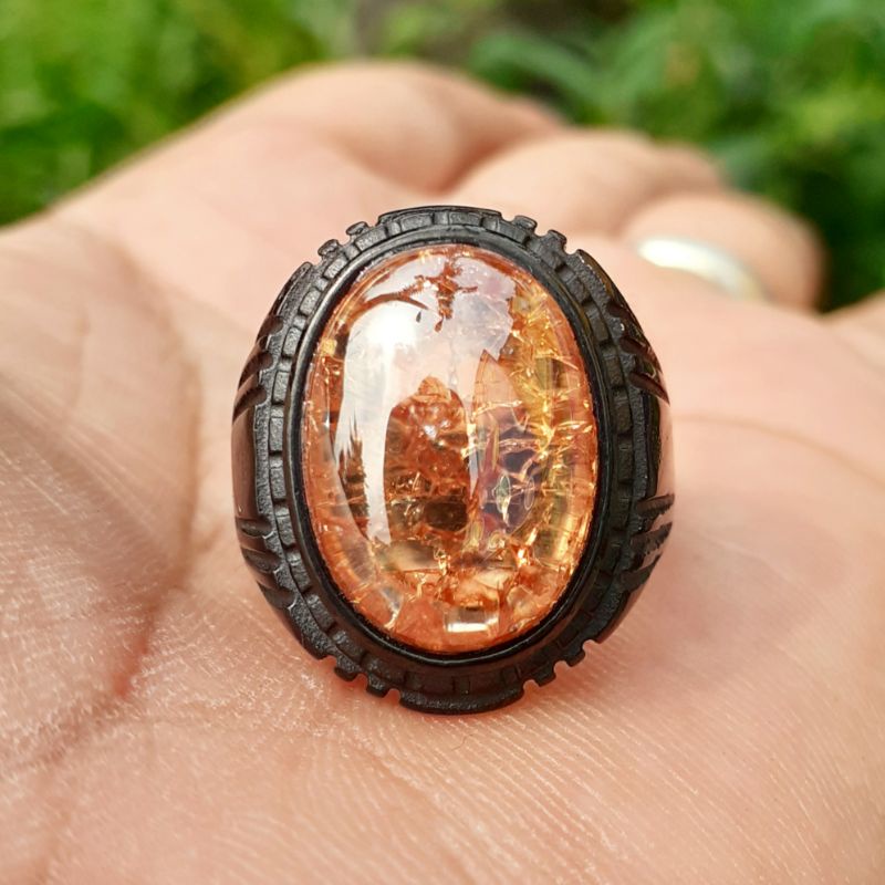 Cincin Batu Pecah Seribu American YaQut Asli Keren
