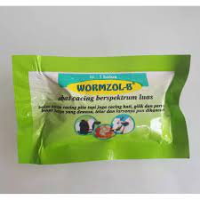 WORMZOL-B WORMZOL B bolus obat cacing sapi kerbau spektrum luas