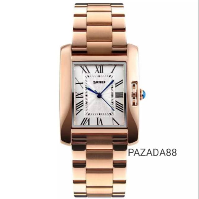 SKMEI ROSE GOLD JAM TANGAN WANITA