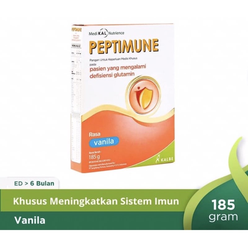 Peptimune 185 gram vanilla ( susu nutrisi kebutuhan khusus meningkatkan imun )