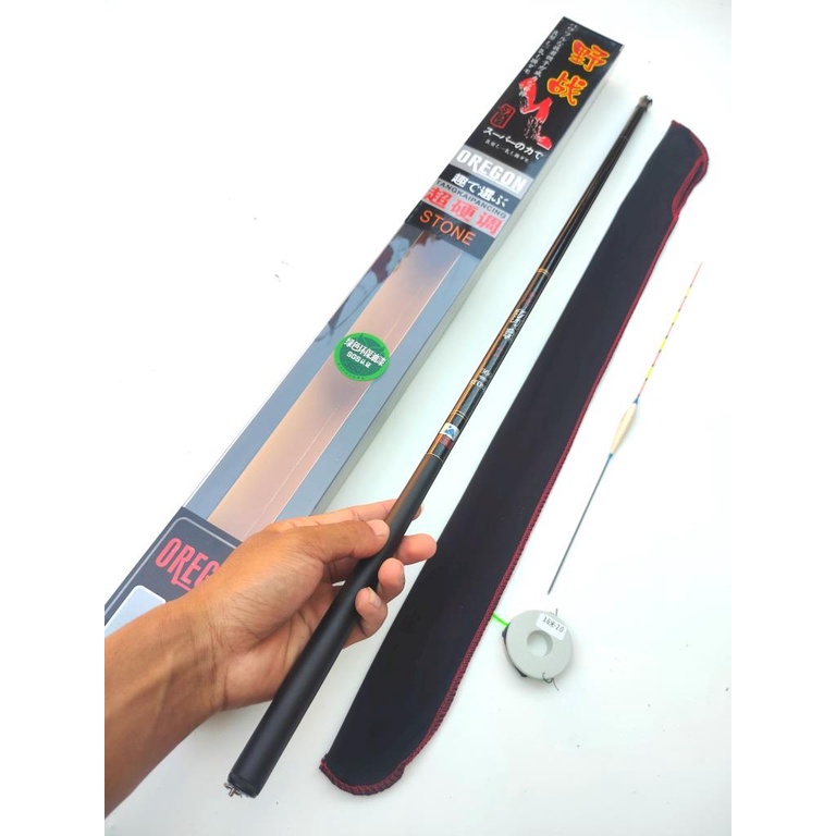 Joran Tegek Oregeon Stone 270 300 360 450 540 630 720 Ruas Panjang Kuat