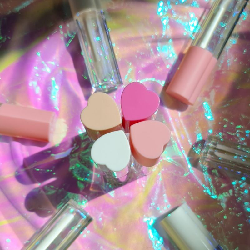 

Heart Shaped Lip Gloss Tube Valentine's Day Tabung Lipgloss Kosong Bentuk Hati
