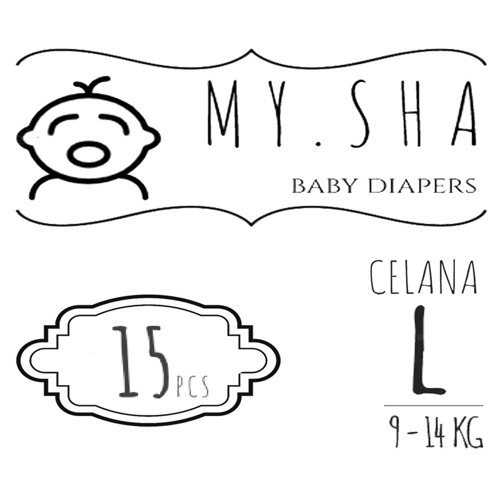 Popok L 15 type Celana curah Mamamia / Yoa / fluffy pampers diapers pants