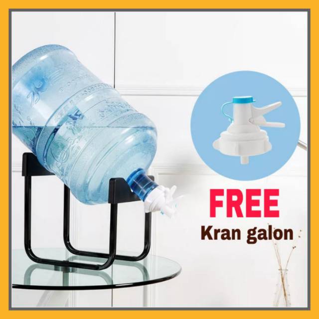 Rak Galon + Kran | Holder Galon air | Shopee Indonesia