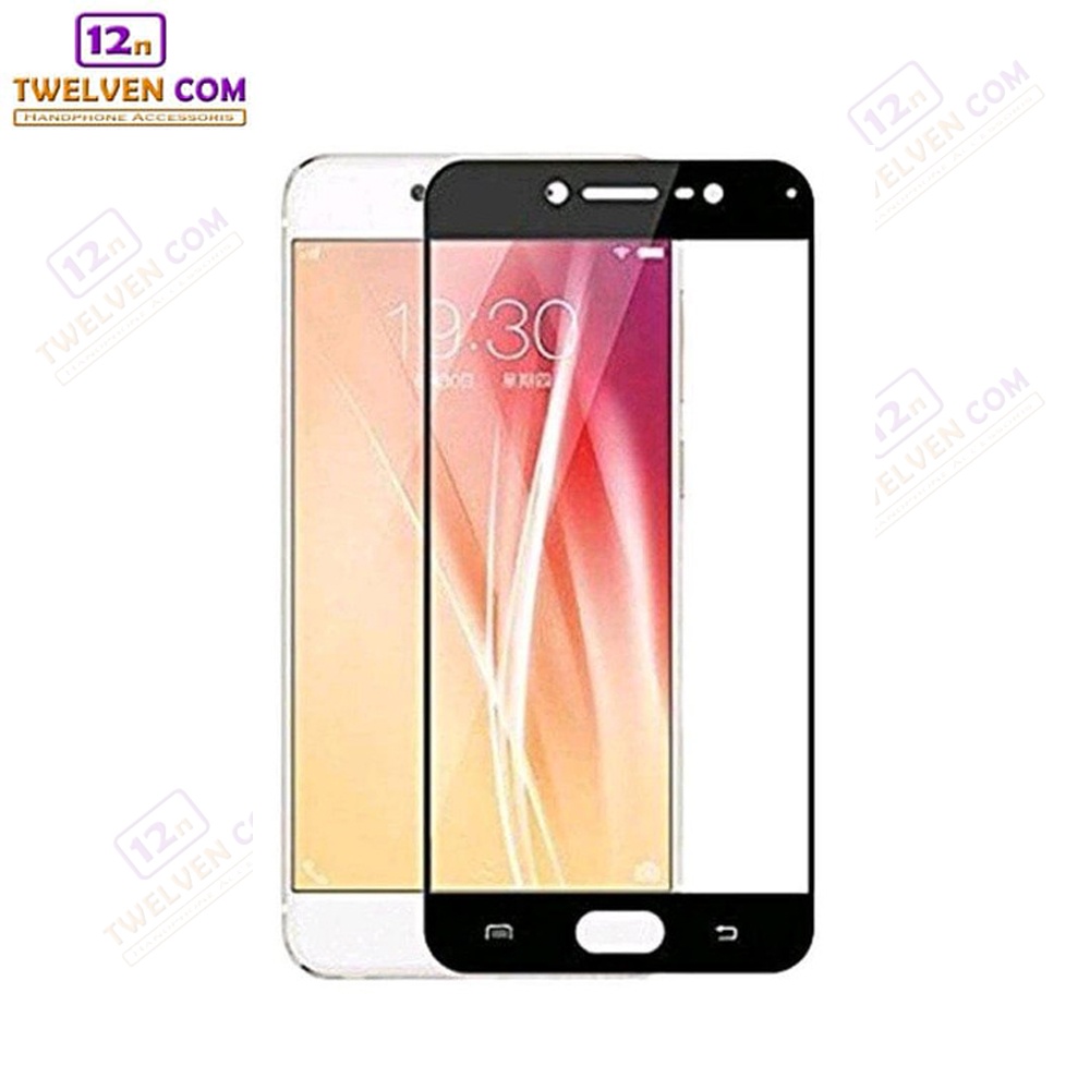 [FLASH SALE] zenBlade 5D Full Cover Tempered Glass Vivo V5 - Hitam