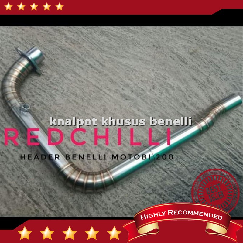 Promo Limited Header . Leher Knalpot Benelli Motobi Evo 200. Benelli Motobi Evi 200