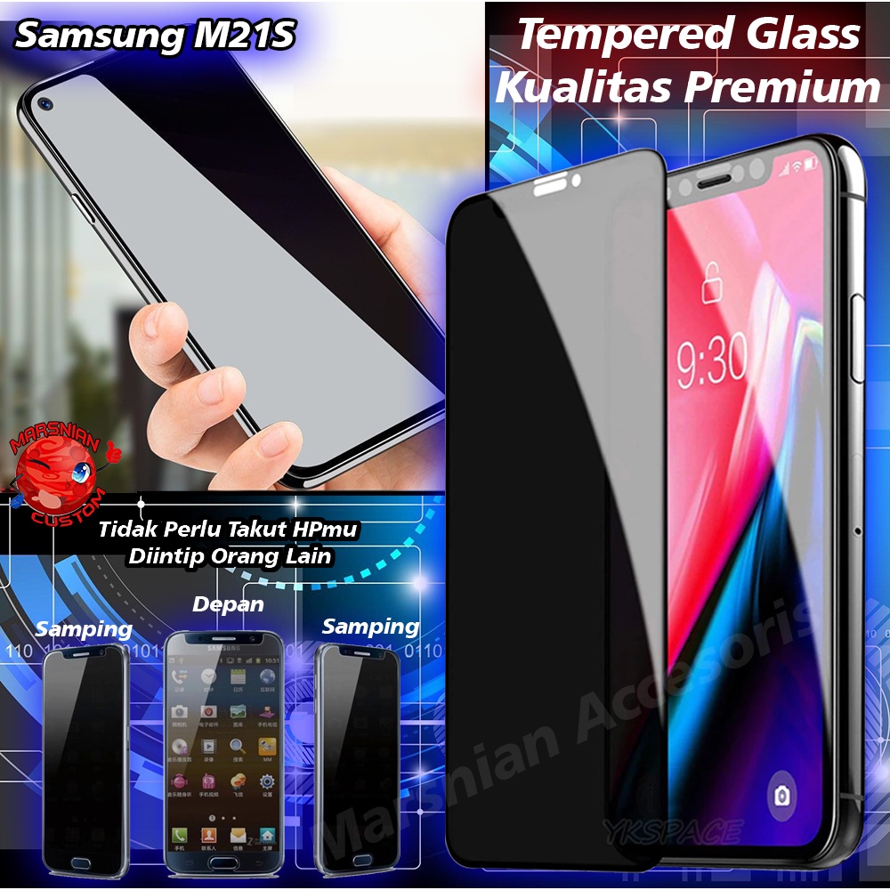 Tempered Glass Samsung M21s Kualitas Premium Anti Minyak Anti Gores Anti Noda Anti Silau / Pelindung