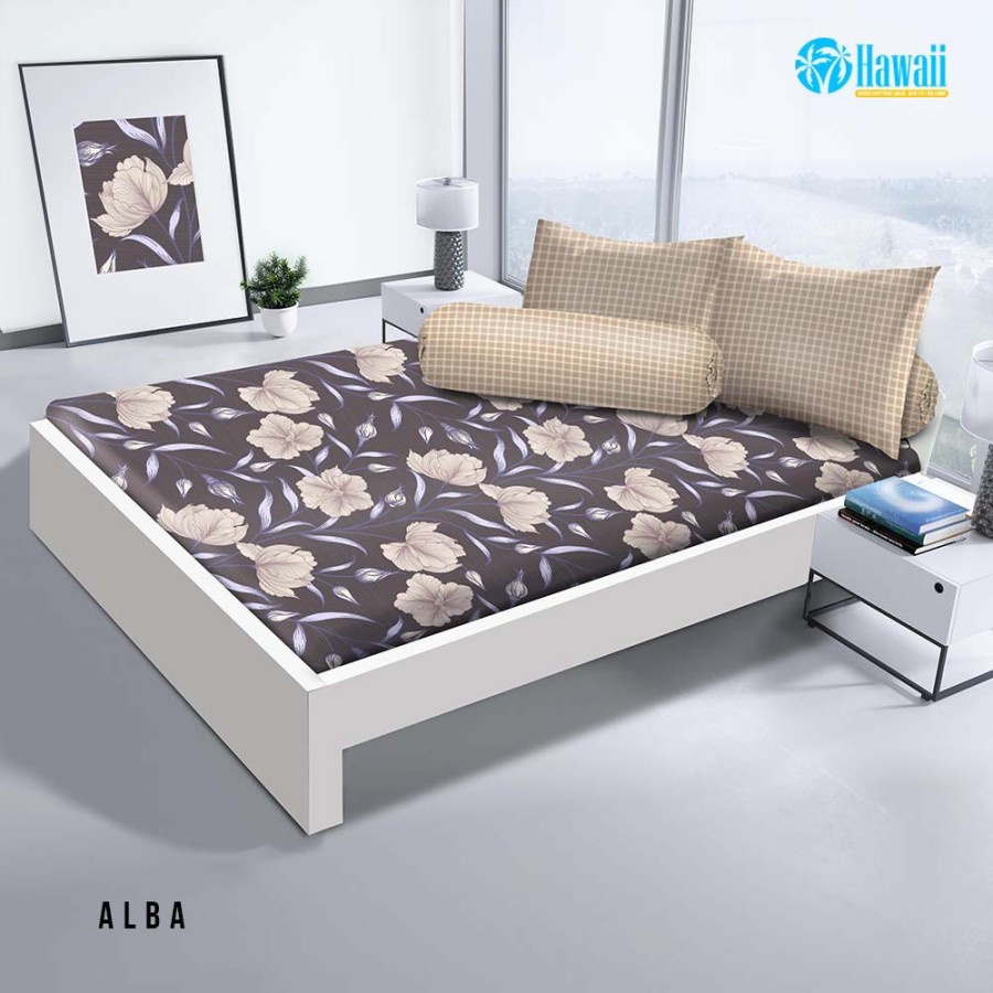 RC HAWAII MYLOVE SPREI MINIMALIS KING 160X200 MOTIF MOZA ADORA VICELLI KALUNA SEA NAUTICAL