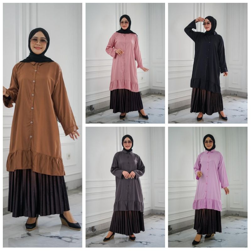TUNIK RAYON TWILL/LONG TUNIK RAYON TWILL/KEMEJA RAYON TWILL/ATASAN RAYON TWILL