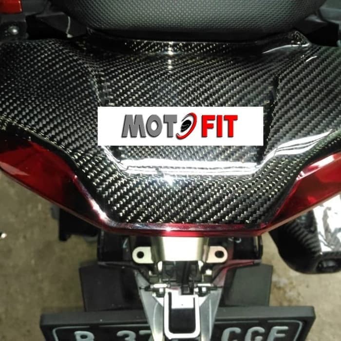 cover stop lamp honda adv 150 carbon kevlar stoplamp adv carbon asli