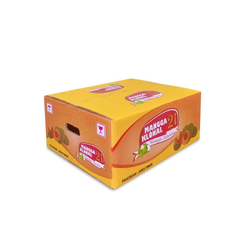 

Box Mangga Alpukat mangga klonal isi 12 buah (+/-5 kg) set sekat/partisi buah/klonal21/alpukat/dus buah/parcel buah