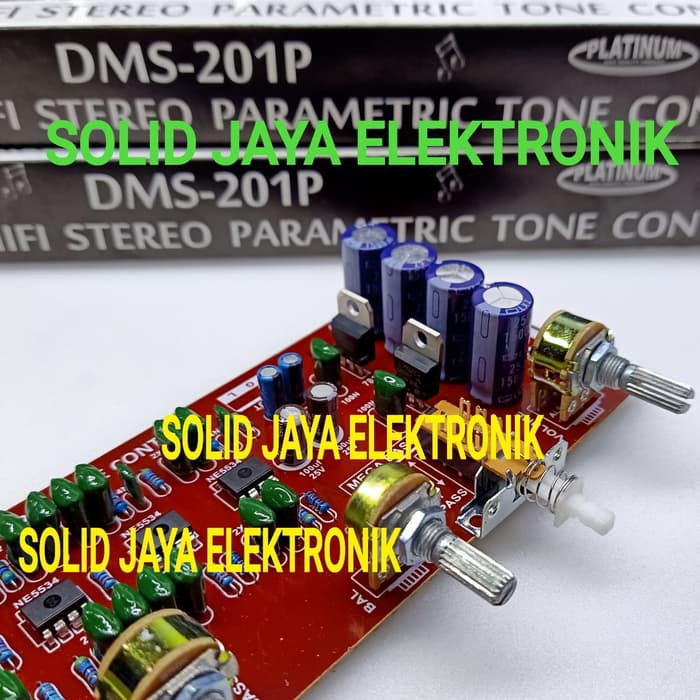 TONE CONTROL STEREO PARAMETRIC PLUS MEGA BASS DMS 201P DMS-201P DMS201P HIFI TONE KONTROL PARAMETRIK STEREO PLATINUM AUDIO ASLI ORI ORIGINAL