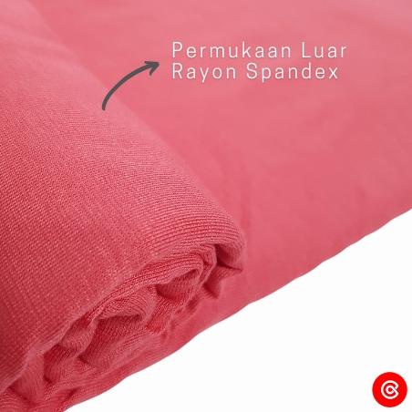 COTTONGRAM Kain Rayon Spandex Stretch Bahan Kaos Kiloan Warna Seri 2 Per Setengah Kg