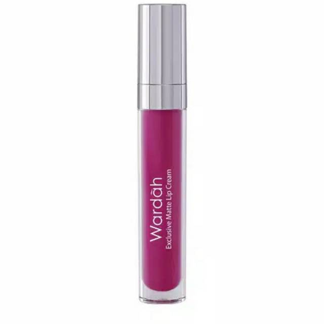 Wardah Exclusive Matte Lip Cream Shade Warna No. 02 Fucshionately Fuschionately Fushionately Lipcrea