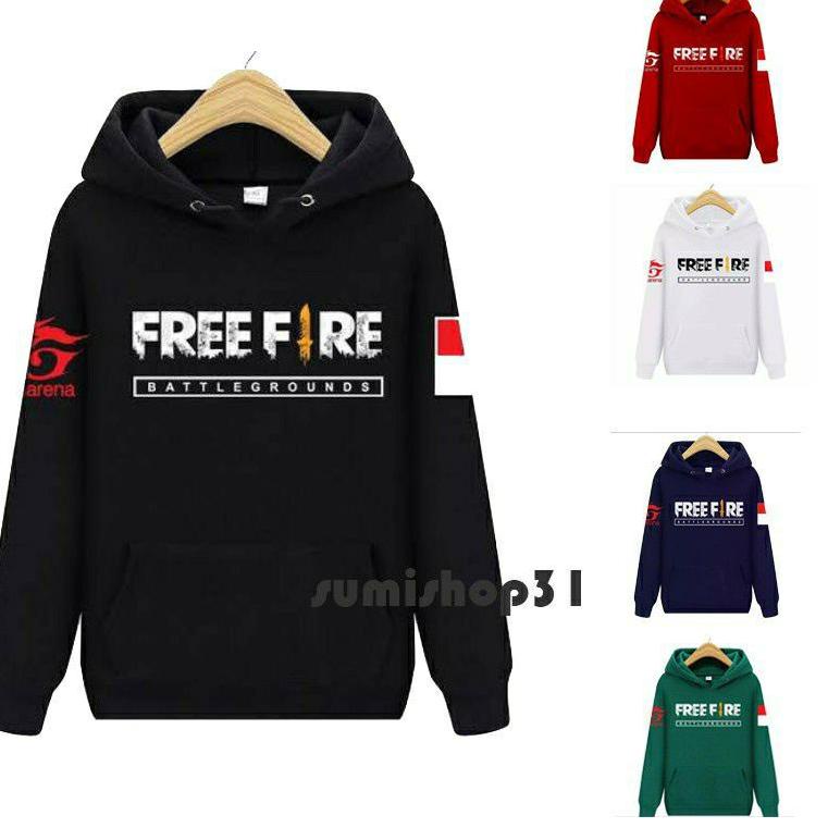 AL.15Jn22ᴸ -  JAKET / HOODIE / SWEATER FF FREE FIRE GAME GARENA DJ ALOK