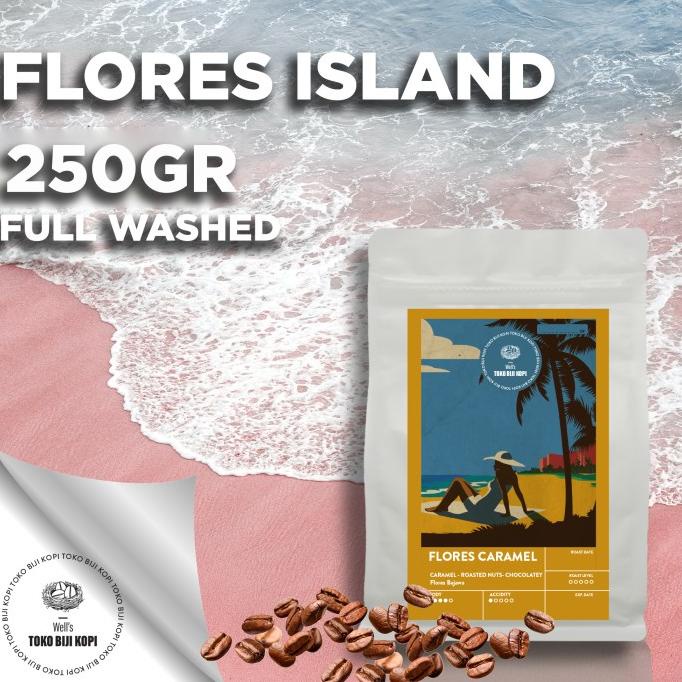 

[COD] BIJI KOPI ESPRESSO BLEND FULL ARABIKA FLORES CARAMEL - 250 GRAM [COD]