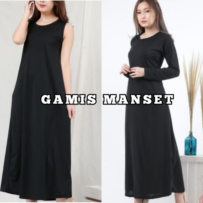 Daleman Manset Gamis Panjang / Gamis Manset Panjang Inner Manset