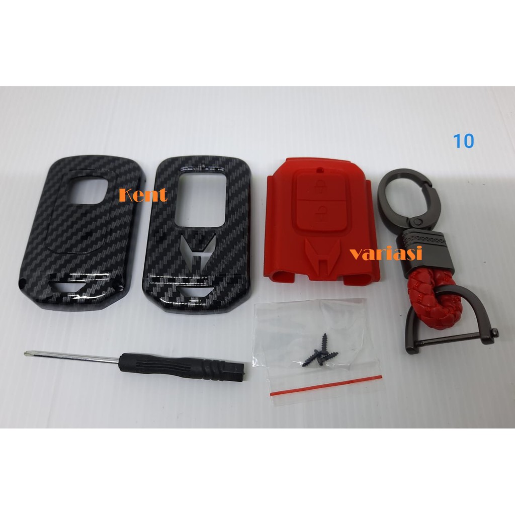 Casing Kunci Carbon Honda New HRV Smart key Keyless Key Case Cover