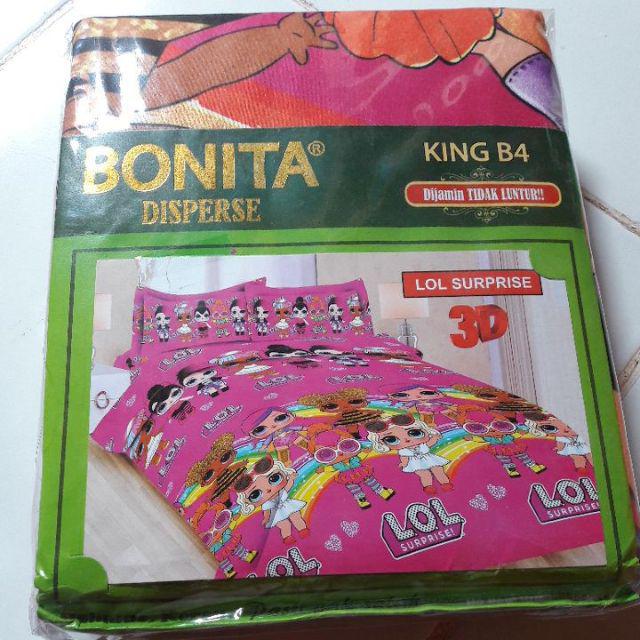 Sprei B4 Bonita Green Tulip 180x200