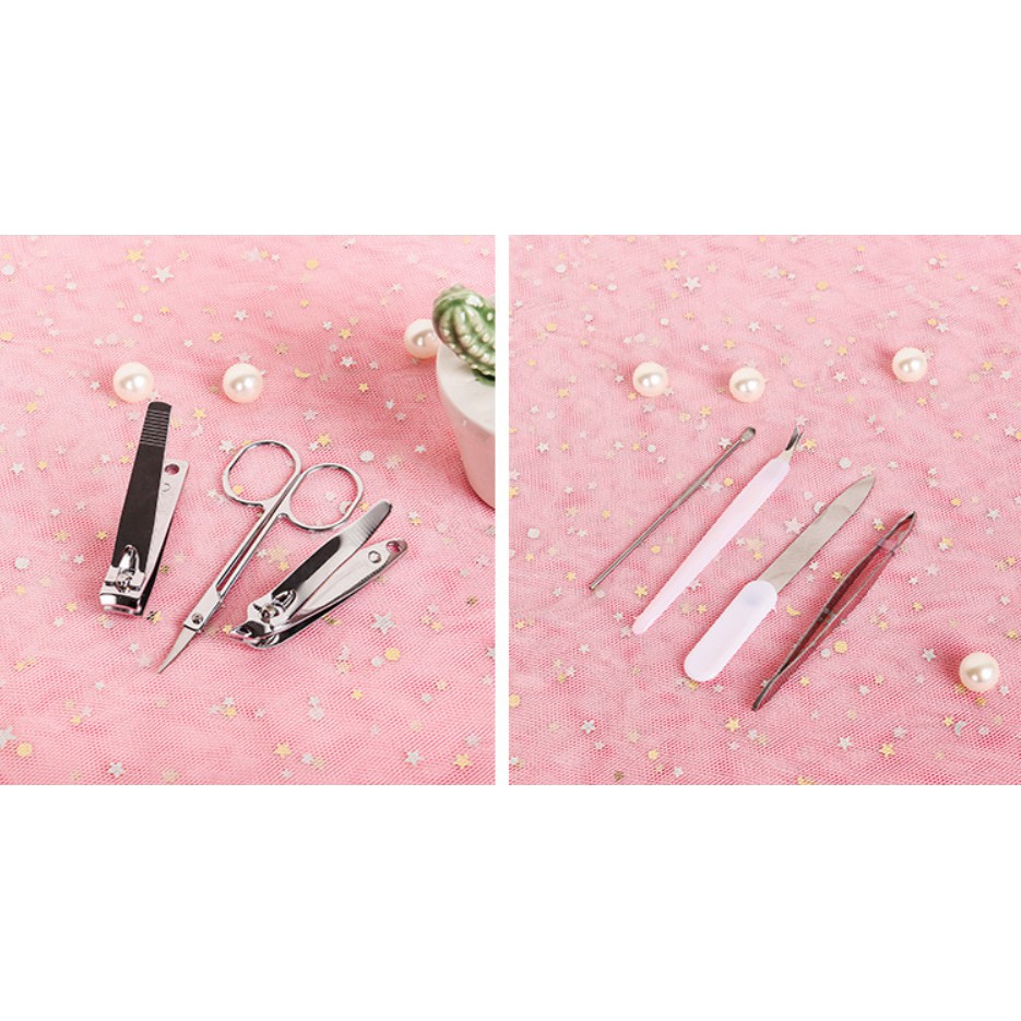 Manicure Pedicure Set 7 in 1 / Set Manicure Karakter HEWAN / Meni Pedi Set Hewan / Perawatan Kuku