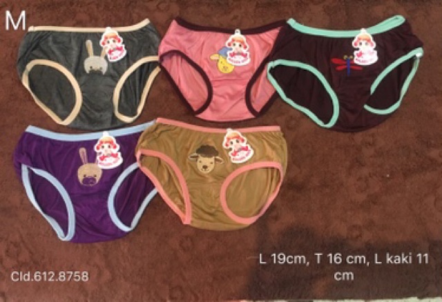 6 PCS Celana Dalam Anak Perempuan / Celana Dalam Bayi Perempuan / Celana Dalam Anak Katun