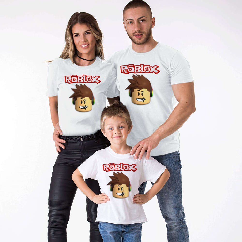 MYSTIQUE.ID-BAJU KAOS FAMILY ROBLOK T-SHIRT LUCU DAN AESTHETIC