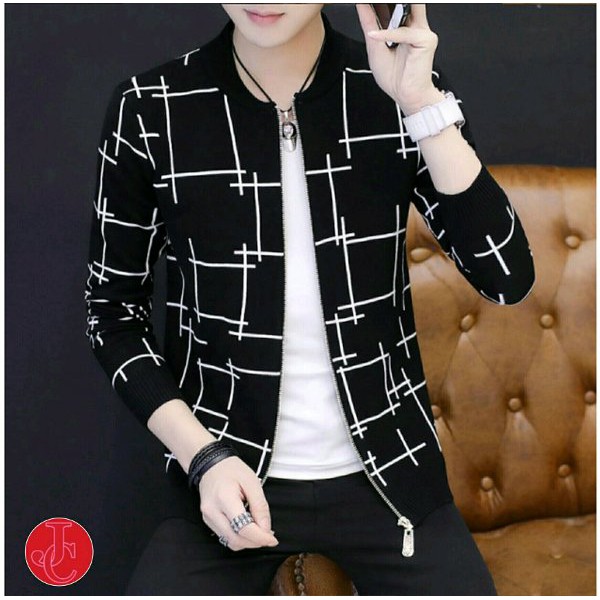G JAKET FICO jaket pria model terbaru bagus murah keren terlaris ala korea motif kotak