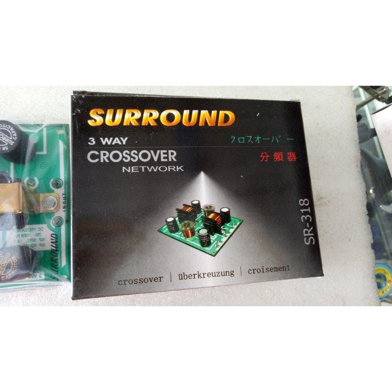 Kit / rangkaian Crossover 3 way Surround