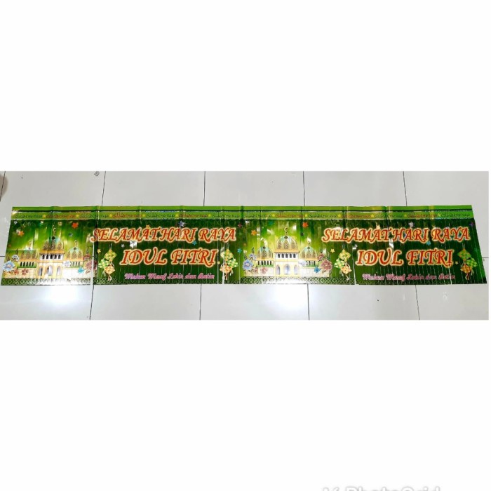 NEW Banner Selamat Idul Fitri Rumbai Dekorasi Ramadhan Garland Lebaran Harga Grosir Termurah