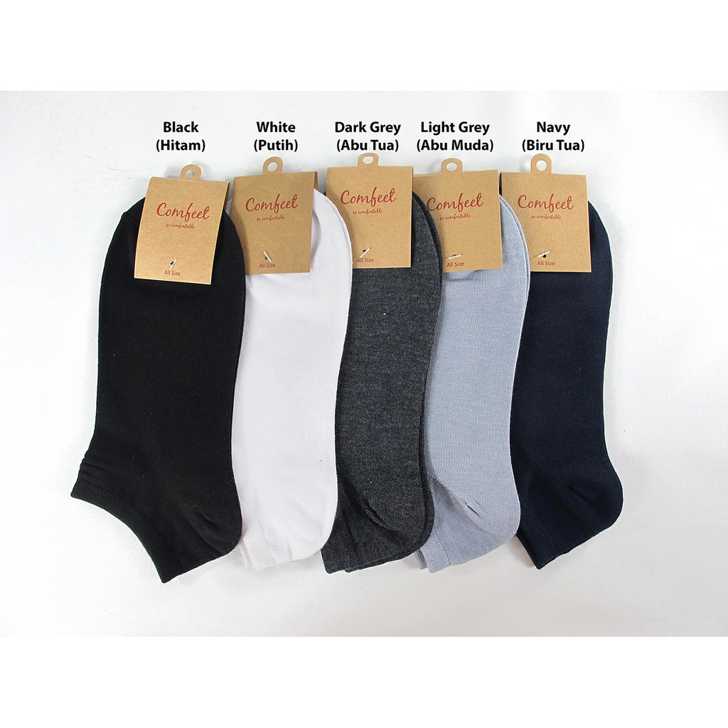  Kaos  Kaki  Mata Kaki  Ankle Socks Import  Quality Shopee 