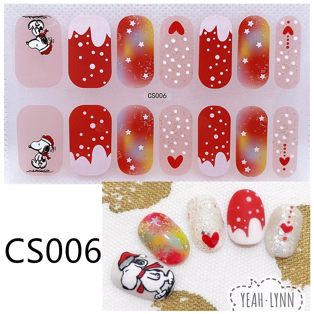 (14Pcs) Stiker Kuku Anti Air Tidak Beracun Untuk Nail Art