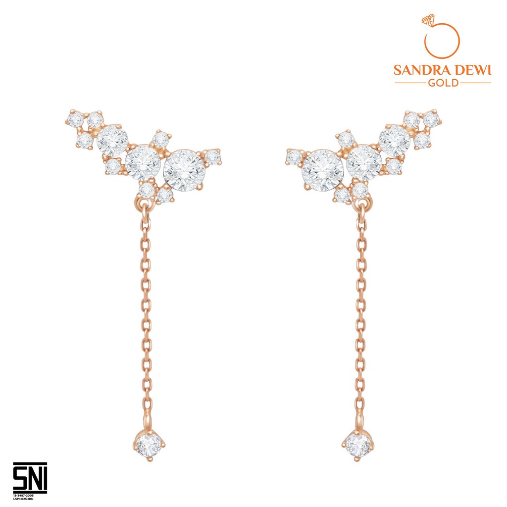 Anting Emas Sandra Dewi Gold K-Style - Shin Series 75.5 EA200227