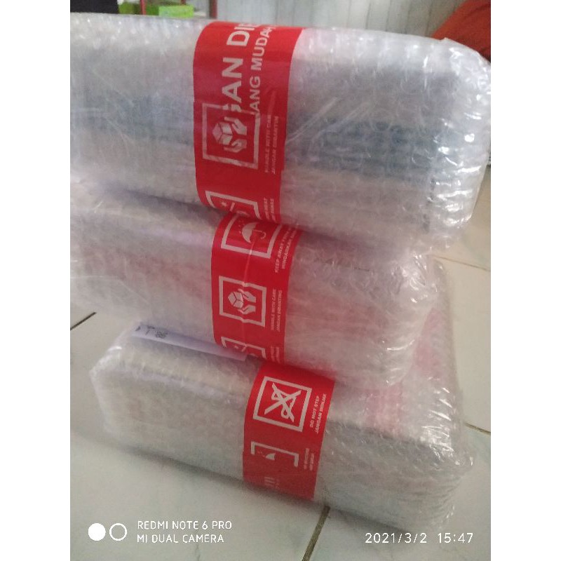 

bubble wrap tambahan packing