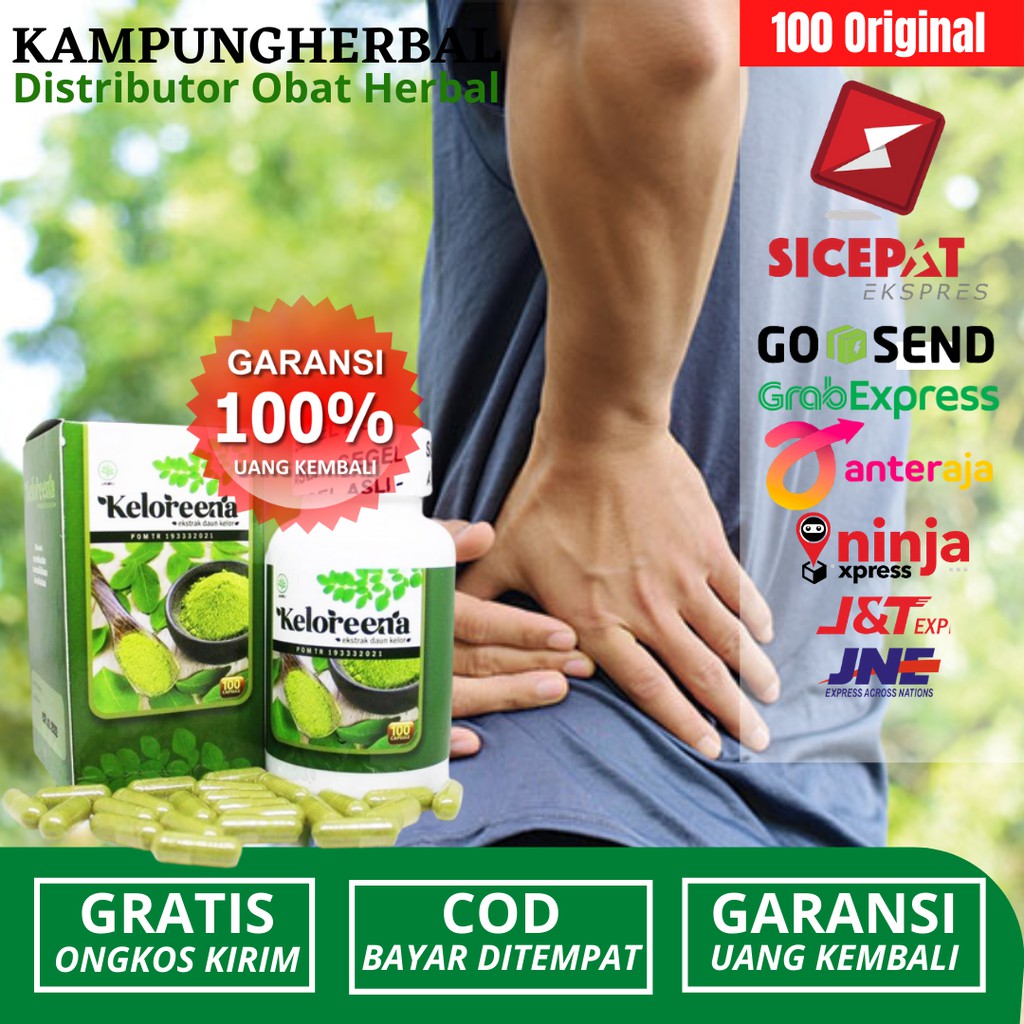Obat Nyeri Pinggang_Nyeri Bokong_Saraf Kejepit_Nyeri Sendi_Sakit Pinggang_Keloreena 100% Original
