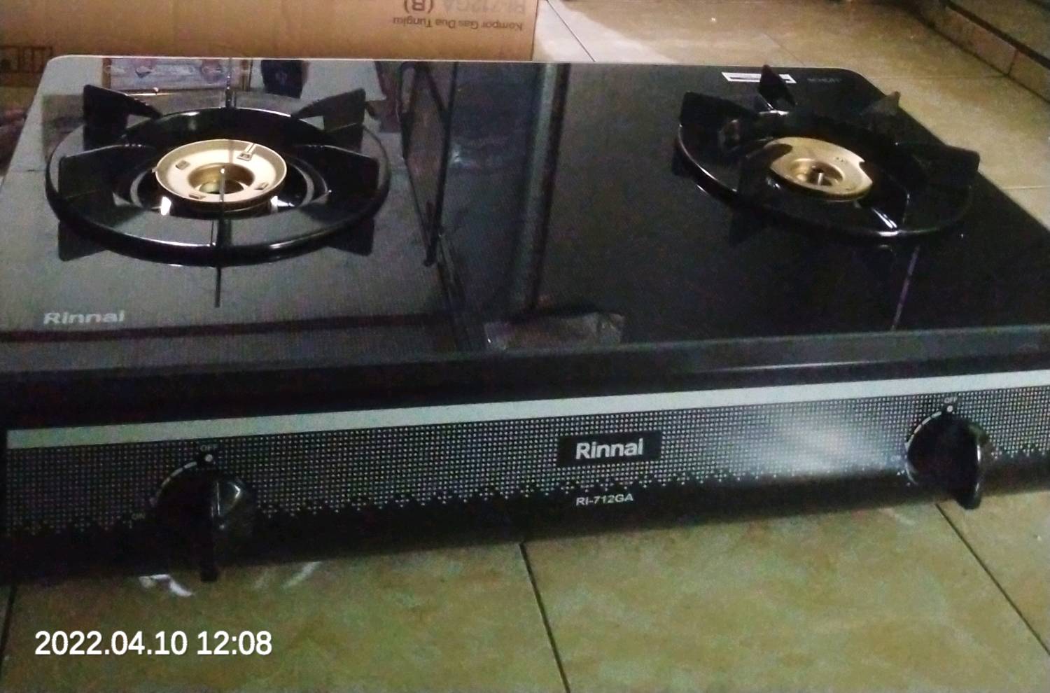 Jual Kompor Gas Rinnai Ri 712 Gab Ri712 Gab 2 Tungku Garansi Resmi Shopee Indonesia