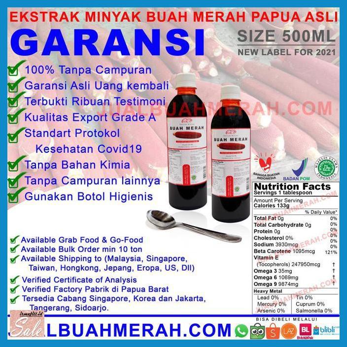 

Balankeke- Buah Merah Papua Cair 500 Ml Besar -Aslii.