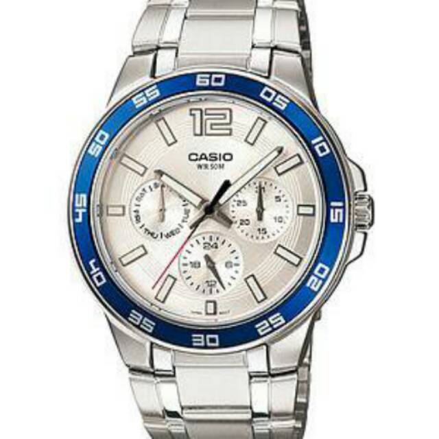 Jam Tangan Casio Original Pria MTP-1300D-7A2