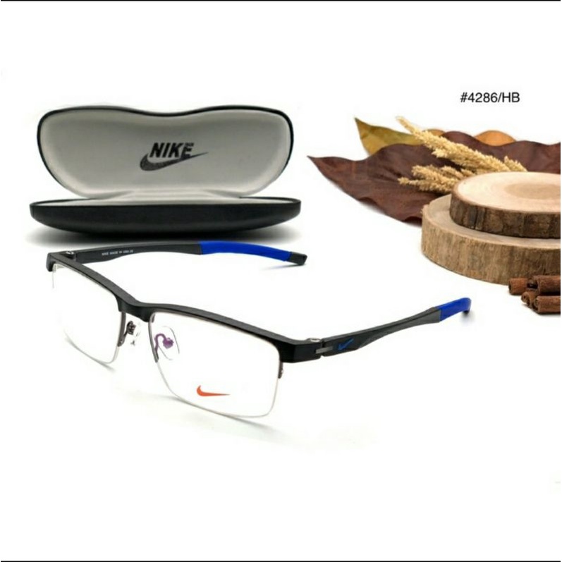 kacamata Minus Antiradiasi Pria Murah Frame nike 4286 Half Full Sheat