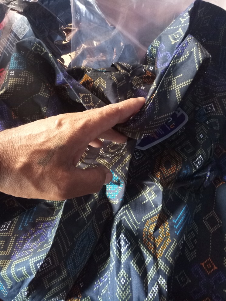 Dgm Fashion   Kemeja Batik Songket Pria Lengan Panjang 5387