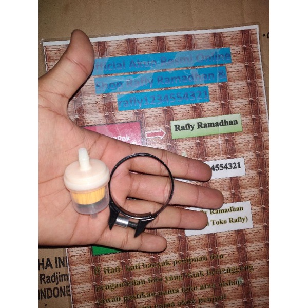 klem karbu dan saringan bensin magnet jupiter z vega r f1zr crypton supra x astrea fit revo mio fino