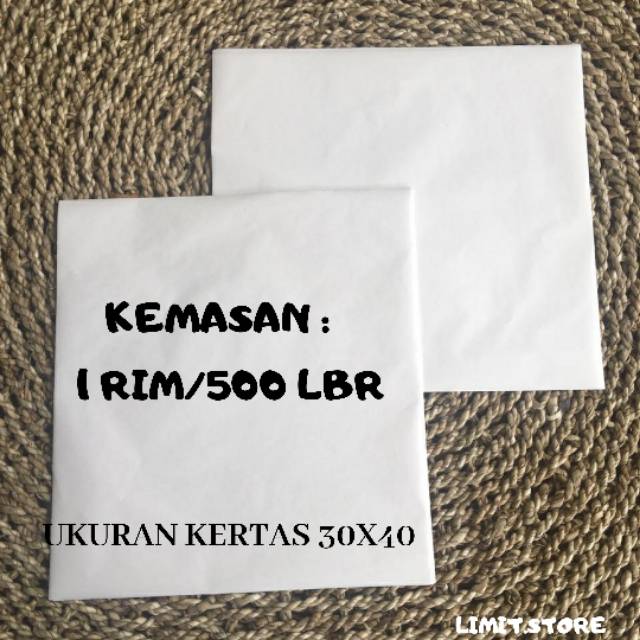 

Kertas nasi KFC Kertas Burger Kertas bungkus Kebab 30x40 food grade laminasi kemasan rim