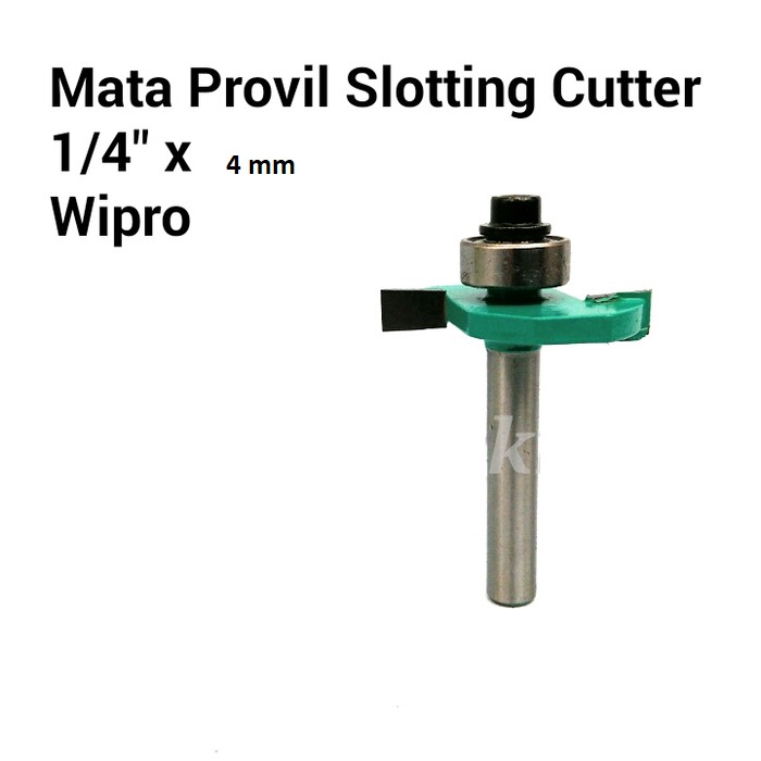 Mata Router Sloting Cutter Bit 1/4 x 4mm