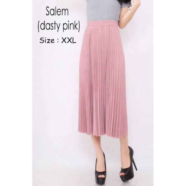 Rok - rok plisket payung 7/8 size XXL