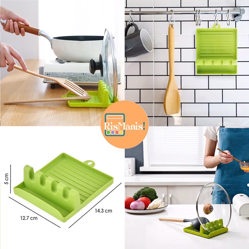 KITCHEN TOOLS HOLDER - Rak Tempat Spatula Sutil Wadah Tutup Panci Peralatan Masak Tatakan Alat Dapur