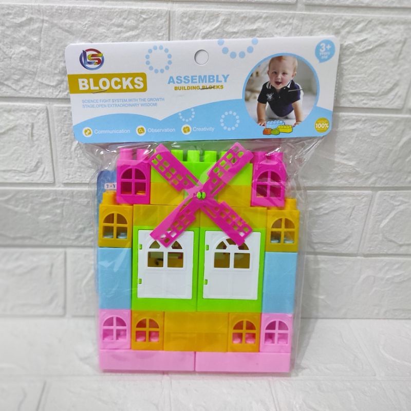 Mainan Puzzle Blocks Assembly LB 10