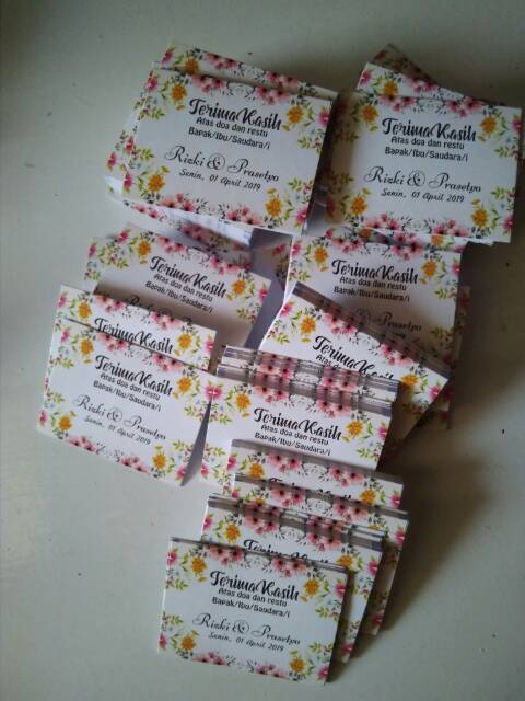 Kartu ucapan terimakasih / thanks card