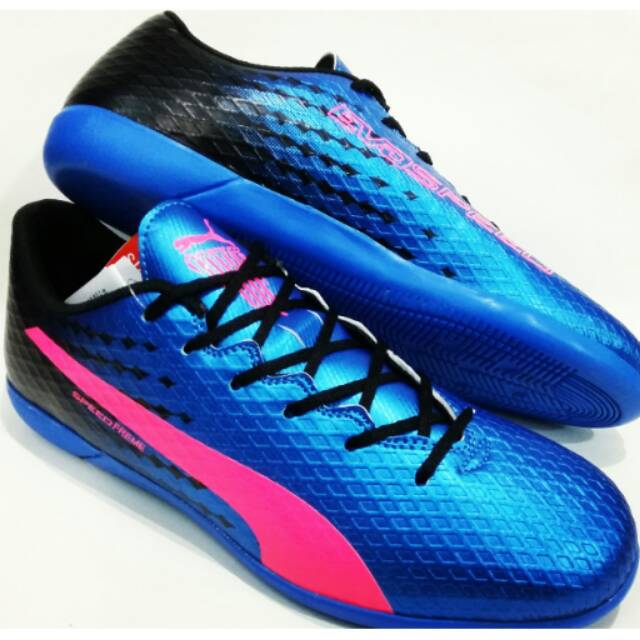 Sepatu FUTSAL puma evospeed gradeori blue
