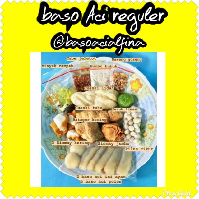 

Baso Aci reguler