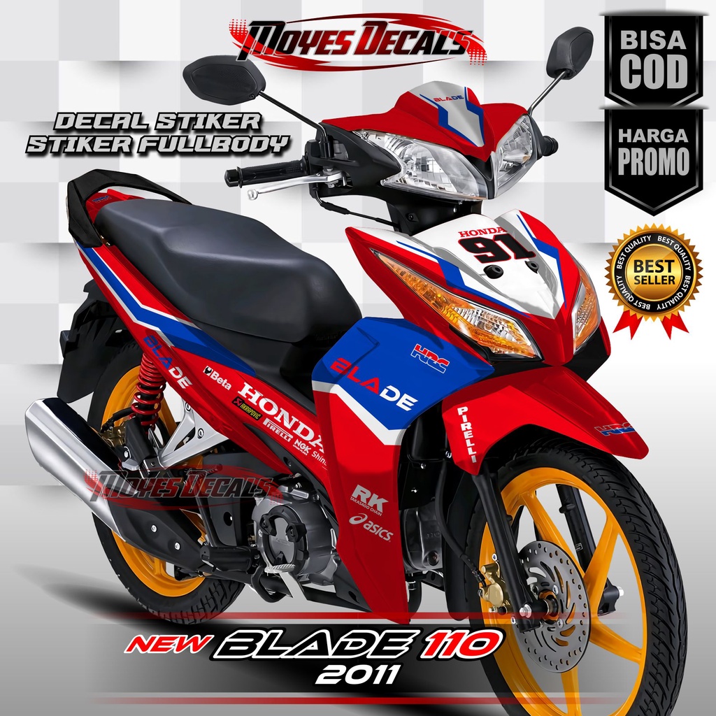 Decal New Blade 110 2011 Full Body HRC