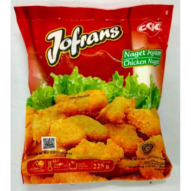 

Nuget ayam jofrans 225 gram